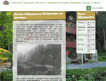 Tablet Screenshot of blecksteinhaus.com